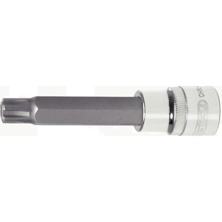 KS Tools CHROME+ RIBE bit socket, 1/2", 110mm,M10