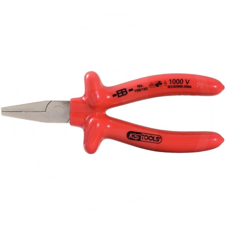 KS Tools CLASSIC 1000V flat plier, 160mm