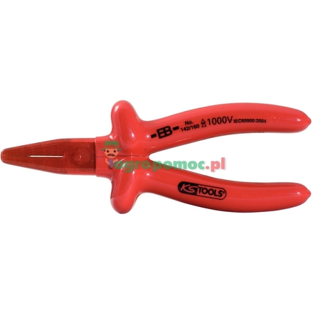 KS Tools CLASSIC 1000V flat plier, 160mm