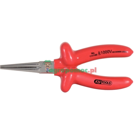 KS Tools CLASSIC 1000V long nose plier, 160mm