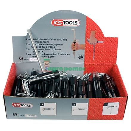KS Tools CLASSIC key wrench set, 18pcs, T10-T50