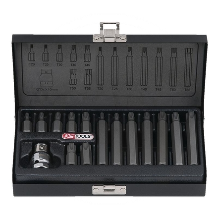 KS Tools CLASSIC TX bit set, 15pcs, 10mm
