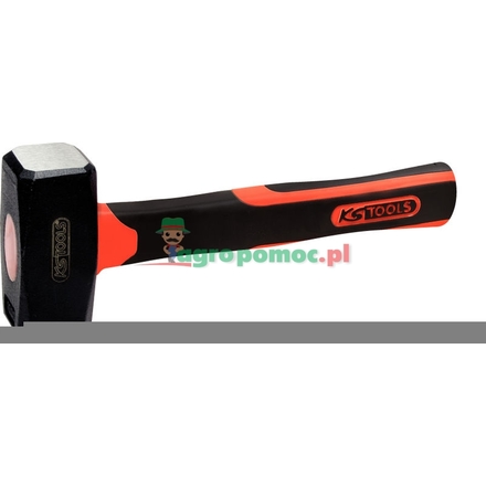 KS Tools Club hammer, fiberglas handle, 6000g