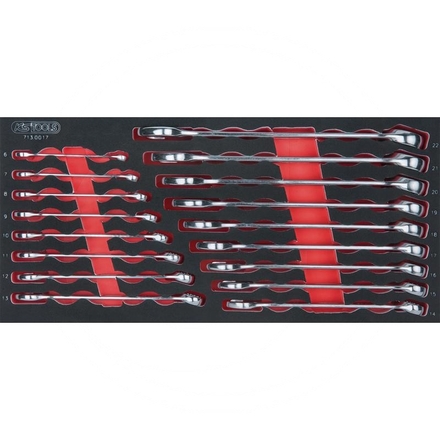 KS Tools combi spanner set, 17pcs