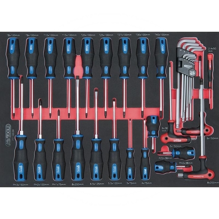 KS Tools ERGO+ screwdriver set, 34pcs