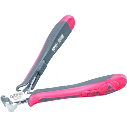 KS Tools ESD mini angled cutters, 120mm