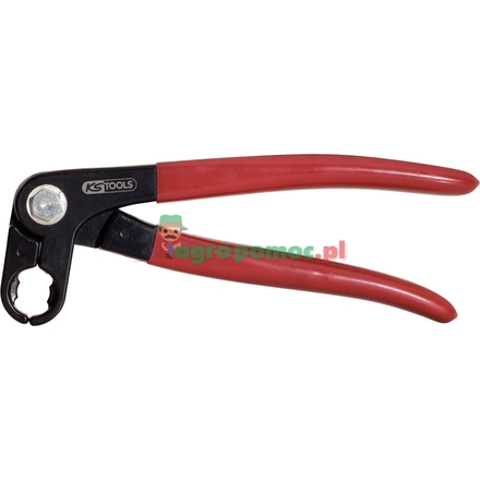 KS Tools Fuel pipe plier, offset, 0-24mm