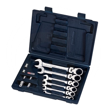 KS Tools GEAR+ flex head comb spanner set, 12pcs
