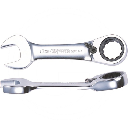 KS Tools GEAR+ mini rev comb spanner, 17mm