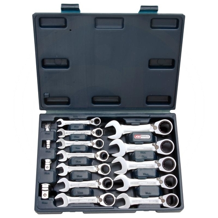 KS Tools GEAR+ mini rev comb spannner set, 16pcs