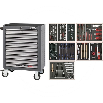 KS Tools Grey MASTER tool cabinet set, 156pcs