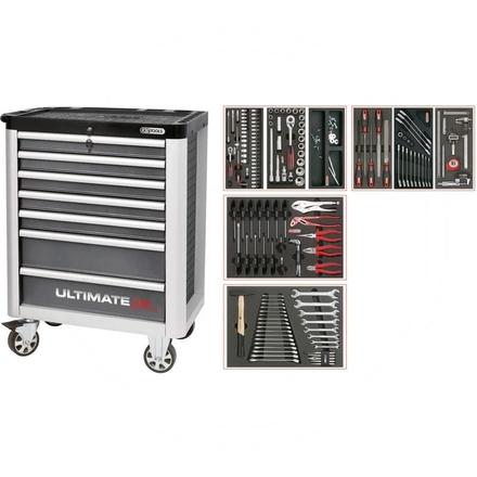 KS Tools Grey ULTIMATE tool cabinet set, 157pcs