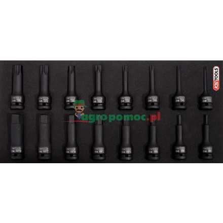 KS Tools Impact socket set, 1/2", 16pcs