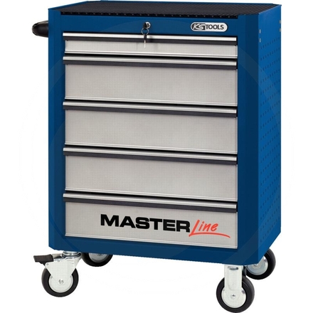 KS Tools MASTER, blue roller cabinet,5 drawer