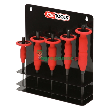 KS Tools Pin punch set, 5pcs