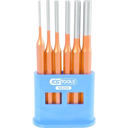 KS Tools Pin punch set, 6 pcs Ø3-4-5-6-8-10mm