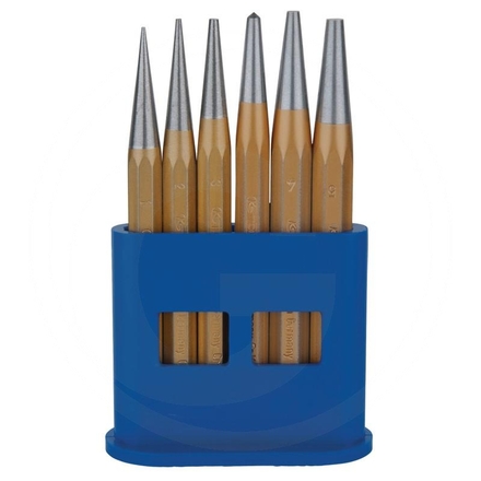 KS Tools Pin punch set, 6 pcs in plastic stands