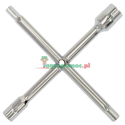 KS Tools Plumbers cross wrench, 10funct.220x220mm