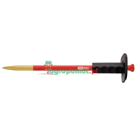 KS Tools Pointed chisel round, 14x250mm
