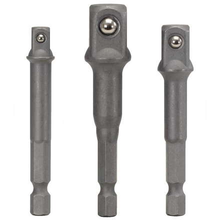 KS Tools Socket adaptor set, 3pcs, 1/4"-1/2"