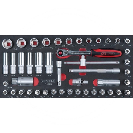 KS Tools socket set, 3/8", 46pcs