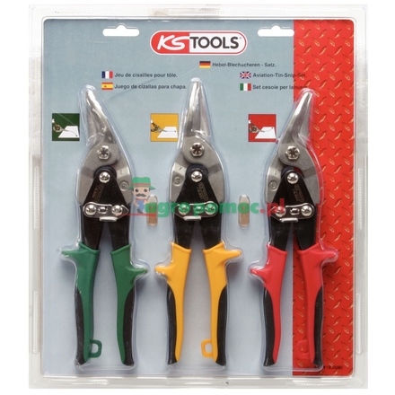 KS Tools Tin snips set