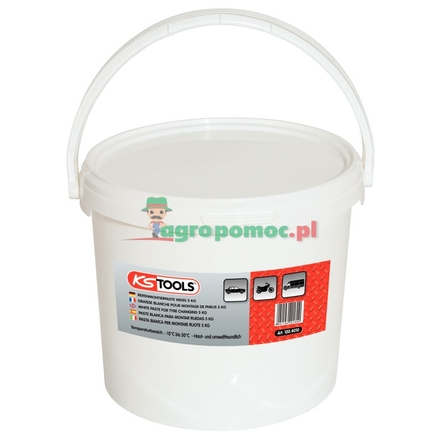 KS Tools Tyre mounting paste, white, 5kg