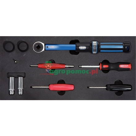 KS Tools Tyre valve tool inlay set, 10pcs