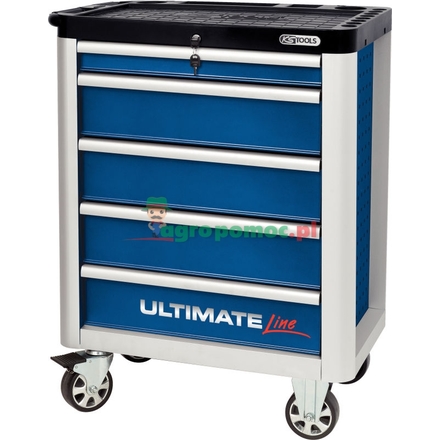 KS Tools ULTIMATE, blue roller cabinet,5 drawer