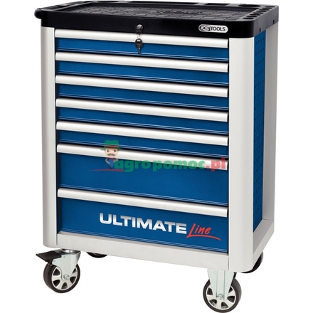 KS Tools ULTIMATE, blue roller cabinet,7 drawer