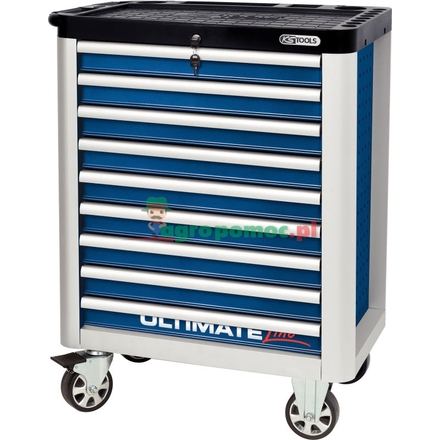 KS Tools ULTIMATE, blue roller cabinet,9 drawer