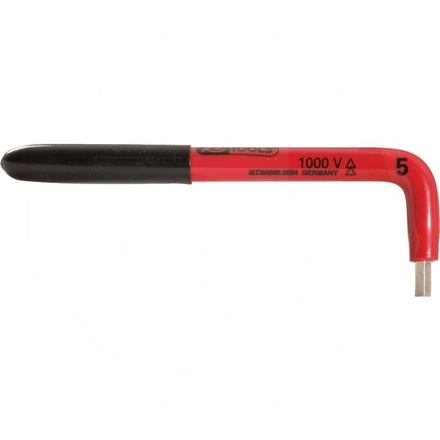 KS Tools VDE angled hex screwdriver, 10mm