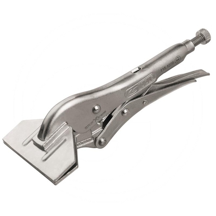 KS Tools Wide and flat jaw locking pliers, 205mm
