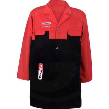 KS Tools Work coat, red/black, L