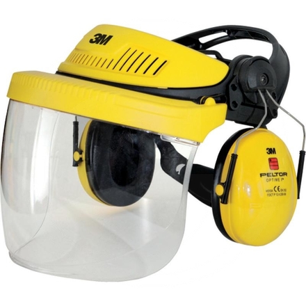 Peltor Hearing and face protection combination
