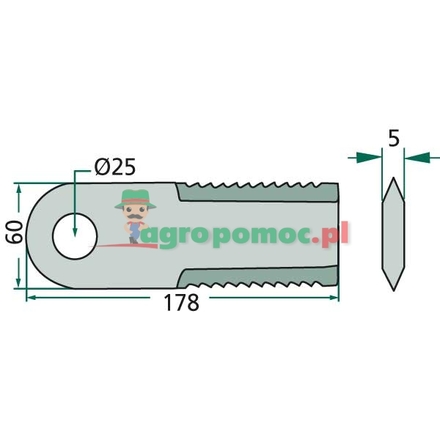 Rasspe Schlegelmesser