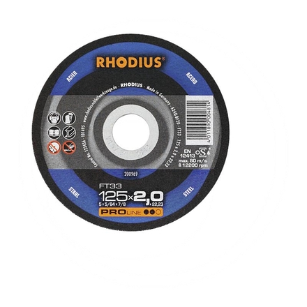 RHODIUS Cut-off disc FT33