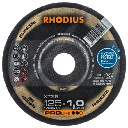 RHODIUS Cut-off disc XT38