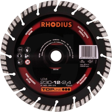 RHODIUS Diamond cut-off disc LD4