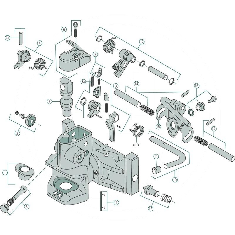 Rockinger fastening-parts kit lock pin
