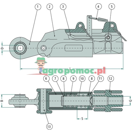 Walterscheid Base housing | 309100