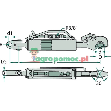 Walterscheid top link | 309538