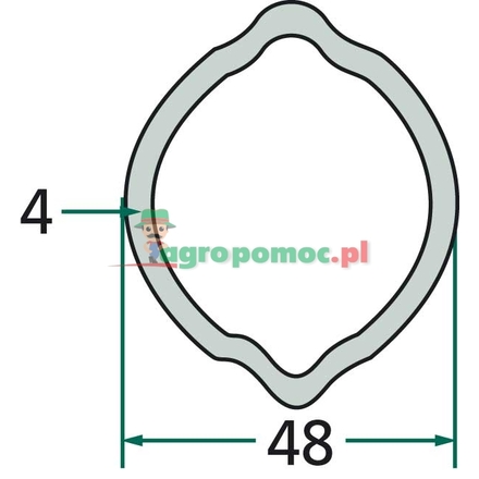 Weasler Profile pipe 3 m