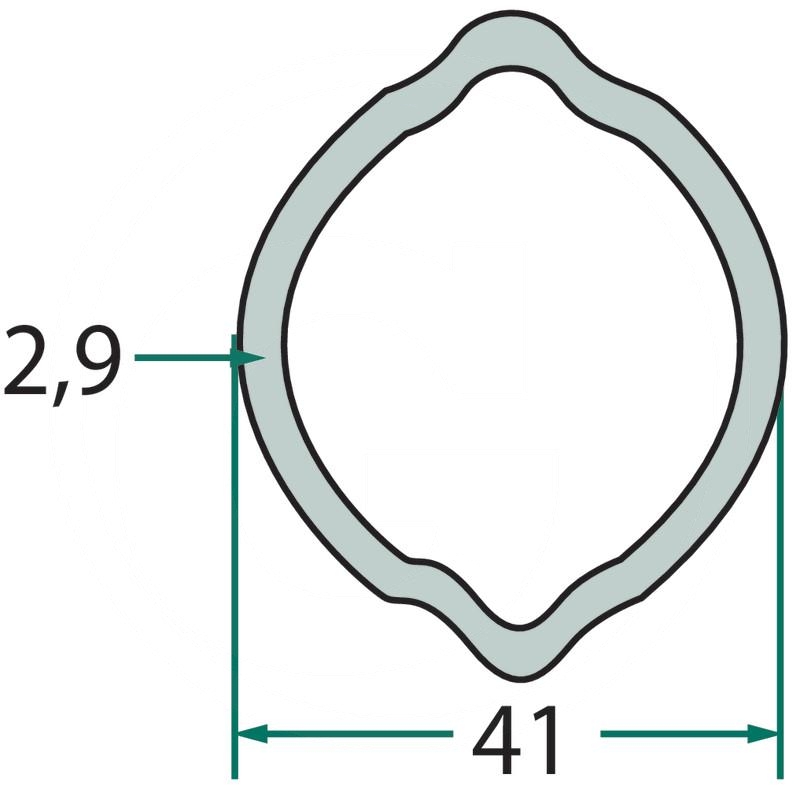 Weasler Profile tube 1 m