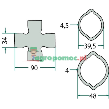 Weasler Profile yoke