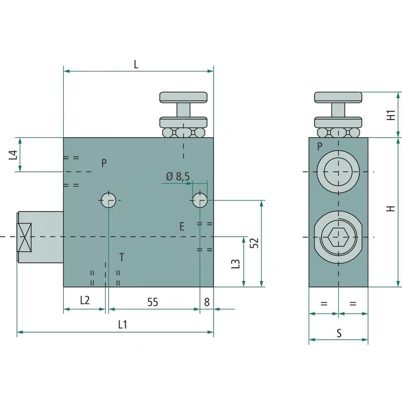3-way flow-regulating valve DWST-T-06 | DWST-T-06 | zdjęcie nr 2
