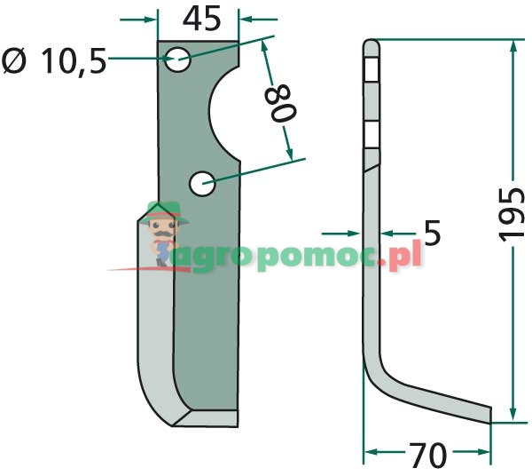 Angled blade | 8833 | zdjęcie nr 2