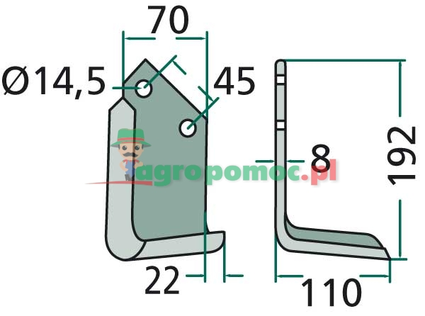 Angled blade | 0100079 | zdjęcie nr 2