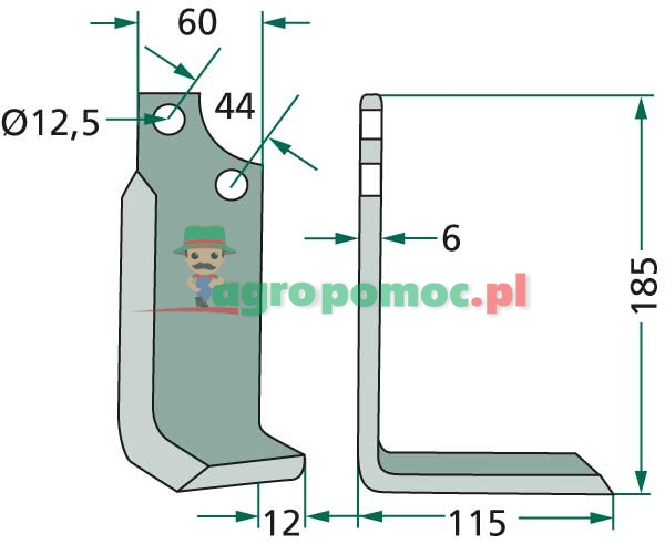 Angled blade | 19100415 | zdjęcie nr 2