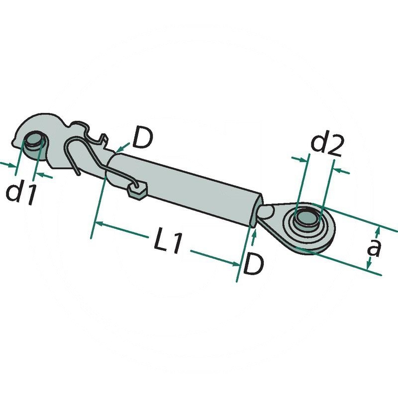 Arrestor hook top link with threaded spindle | zdjęcie nr 2
